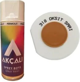 AKÇALI 318 OKSİT SARI SPREY BOYA 400 ML ürün görseli 1