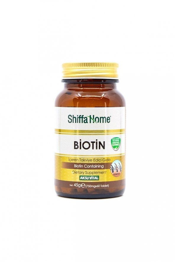 Shiffa Home Biotin 60 Tablet 750 mg ürün görseli 1