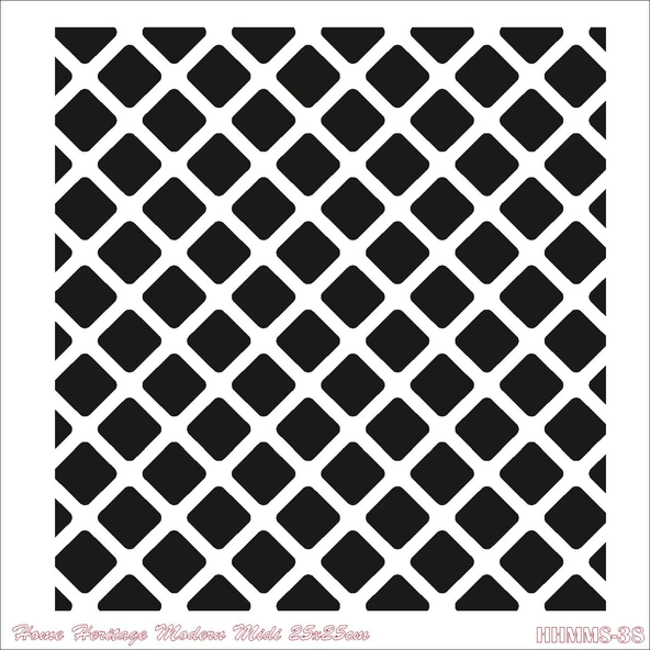 HOME HERITAGE MODERN MIDI 25X25CM HHMMS-38 STENCİL ürün görseli 1