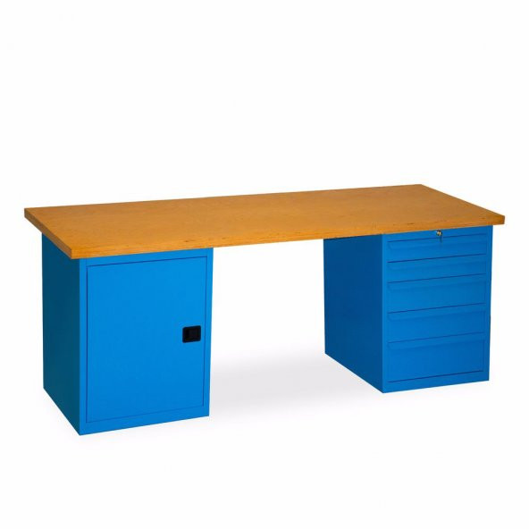 Çalışma Tezgahı 5 Çekmeceli Dolaplı-2130 MM ürün görseli 1