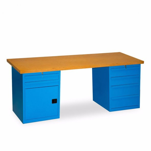 Çalışma Tezgahı 6 Çekmeceli Dolaplı-2130 MM ürün görseli 1