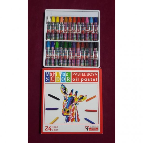 SUDOR PASTEL BOYA 24 LU SD624 ürün görseli 1