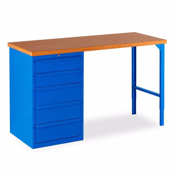 5 Çekmeceli Çalışma Tezgahı-1690 MM H:1000 MM ürün görseli 1
