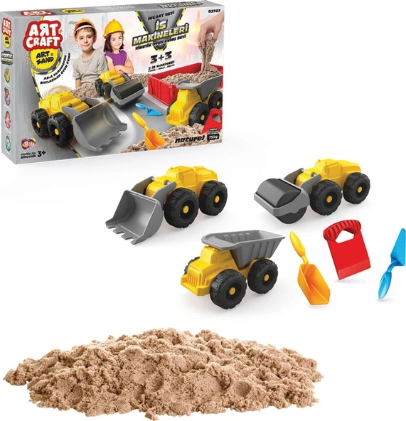 Artcraft Iş Makineleri Kum Seti 750 gr 7272 ürün görseli 1