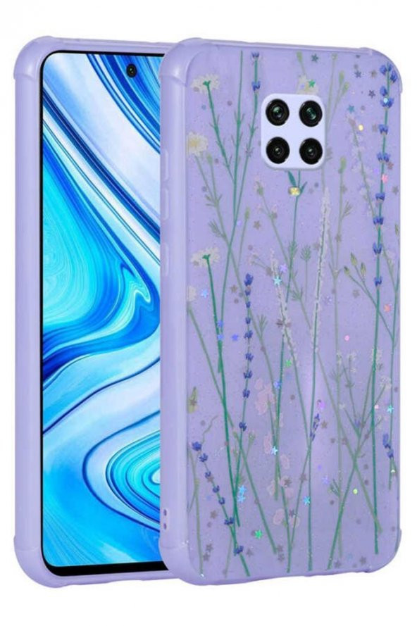 Xiaomi Redmi Note 9 Pro Kılıf Kamera Korumalı Simli Renkli Tasarım Silikon ürün görseli 1