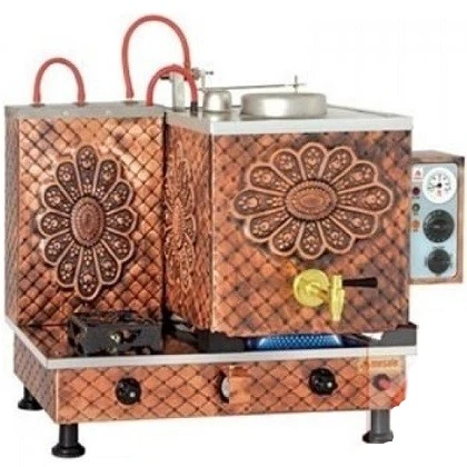 Nostaljik Elektrikli Gazlı Bakır Çay Ocağı ürün görseli 1