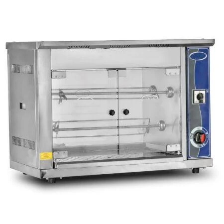 Elektrikli Piliç Çevirme Makinası Tavuk Pişirme Kızartma Makinası Dönerli ürün görseli 1