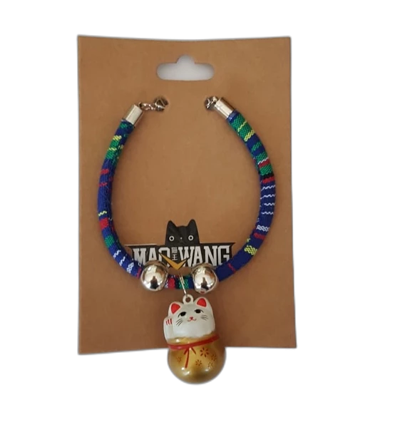 Maowang Özel Tasarım Zilli Kedi Kolyesi Kedi ürün görseli 1