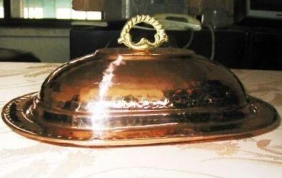 Yayvan Bakır Tabak ürün görseli 1
