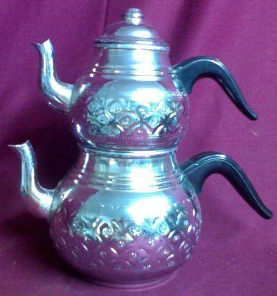 Bakır Çay Demliği Takımı ürün görseli 1