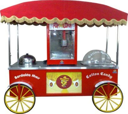 Gazlı Kestane Kebap Mısır Patlatma Ve Haşlama Arabası ürün görseli 1
