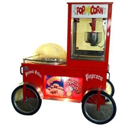 Tüplü Pamuk Şekeri Elektrikli Pop Corn Arabası ürün görseli 1