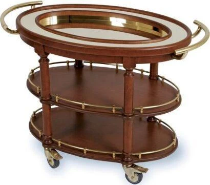 Oval İçki Servis Arabası ürün görseli 1