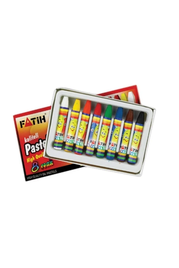 Fatih King Size Pastel Boya 8 Renk Pastel Boya ürün görseli 1