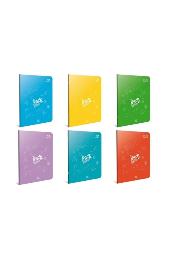 Gıpta Tel Dikişli Plastik Kapak Defter A4 100 Yaprak Çizgili Defter (12 Li Paket) ürün görseli 1