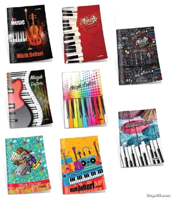 Çınar Müzik Defteri Büyük 30 Yaprak 24 Lü Paket ürün görseli 1