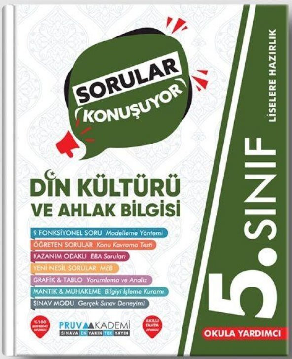 5. Sınıf Din Kültürü ve Ahlak Bilgisi Sorular Konuşuyor Pruva Akademi ürün görseli 1