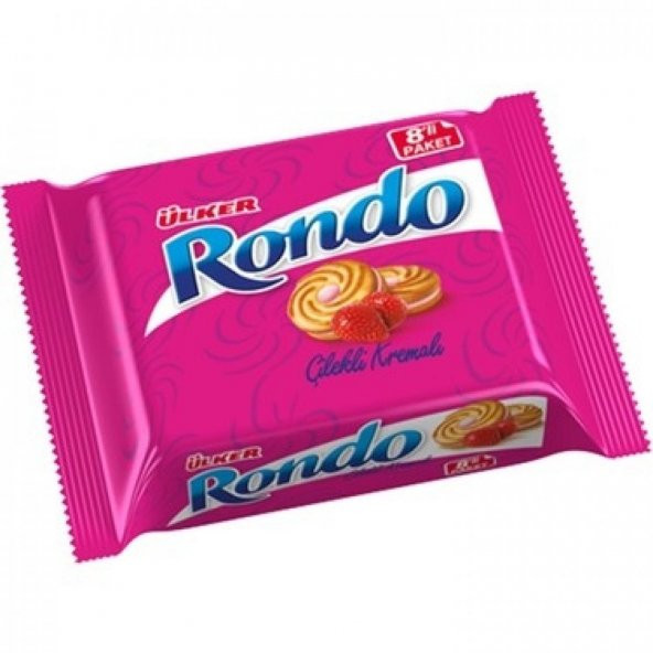 ÜLKER KREMALI ÇİLEKLİ RONDO 8 Lİ ürün görseli 1