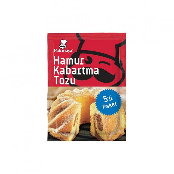 PAKMAYA HAMUR KABARTMA TOZU 5 Lİ ürün görseli 1