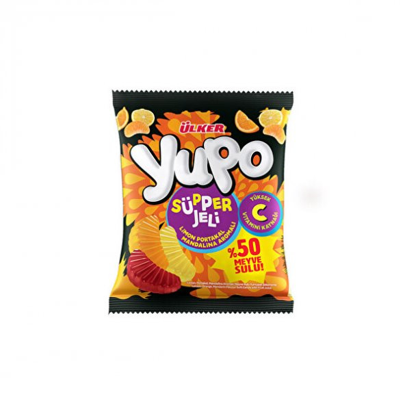 ÜLKER YUPO LİMON PORTAKAL MANDALİNA 64 GR ürün görseli 1