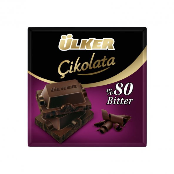 ÜLKER BİTTER 80 ÇİKOLATA ürün görseli 1