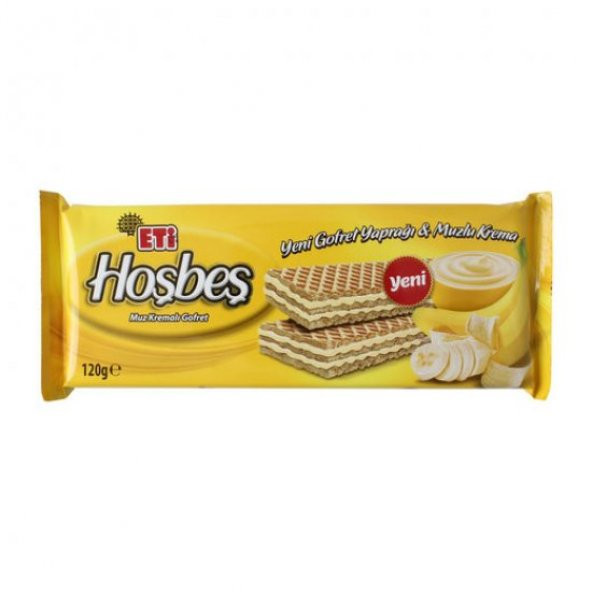 ETİ HOŞBEŞ MUZ KREMALI 120 GR ürün görseli 1