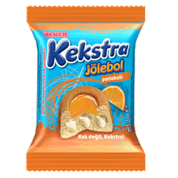 ÜLKER KEKSTRA JÖLEBOL PORTAKALLI40 GR ürün görseli 1