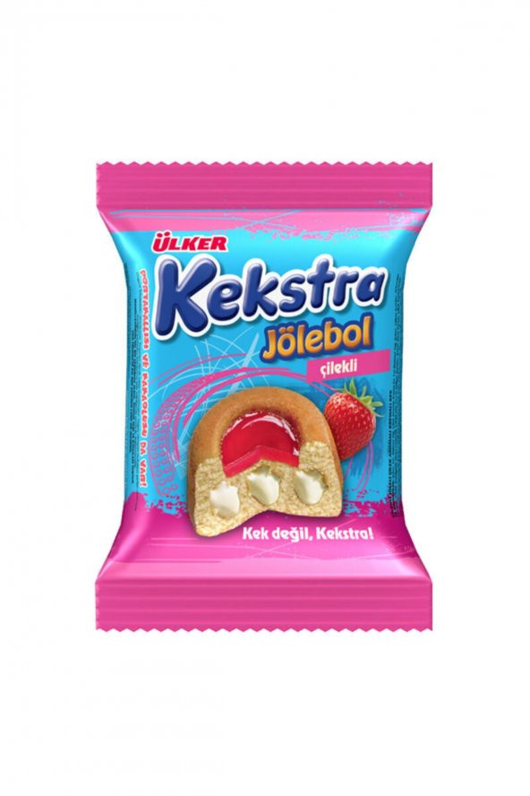 ÜLKER KEKSTRA JÖLEBOL ÇİLEKLİ40 GR ürün görseli 1