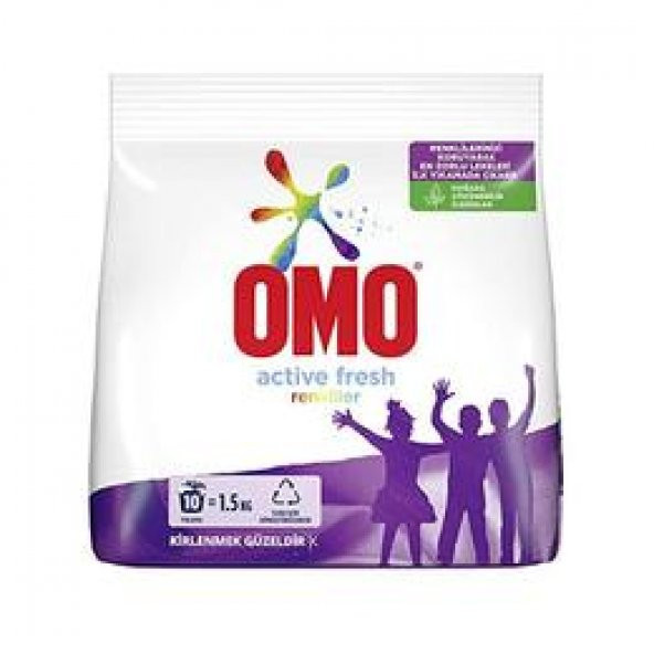 OMO RENKLİLER ACTİVE 1,5 KG ürün görseli 1