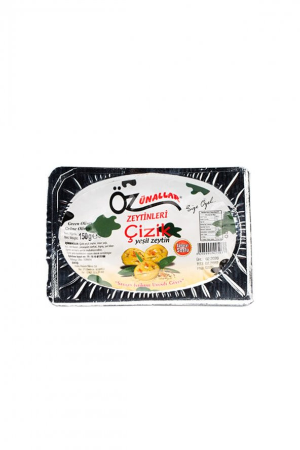 YEŞİL ÇİZİK ZEYTİN 150 GR ürün görseli 1