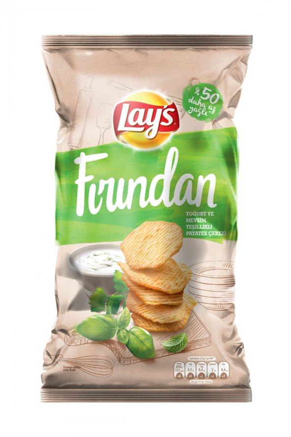 Lays Fırından Parti Boy Yoğurt Mevsim Cips 134 ürün görseli 1