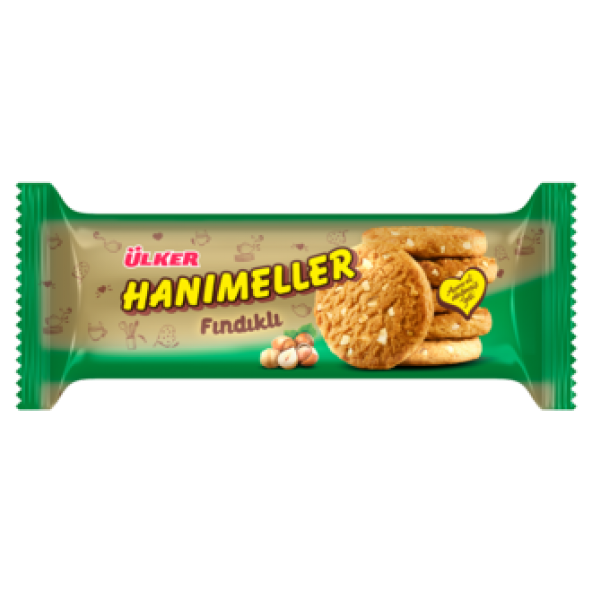 ÜLKER HANIMELLER KAVRULMUŞ FINDIKLI 82 GR ürün görseli 1