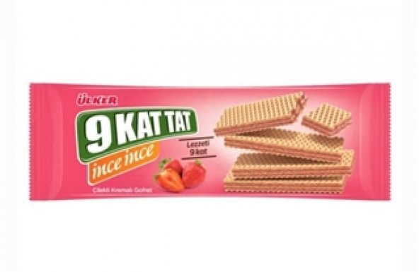 ÜLKER 9 KAT TAT İNCE İNCE ÇİLEKLİ ürün görseli 1
