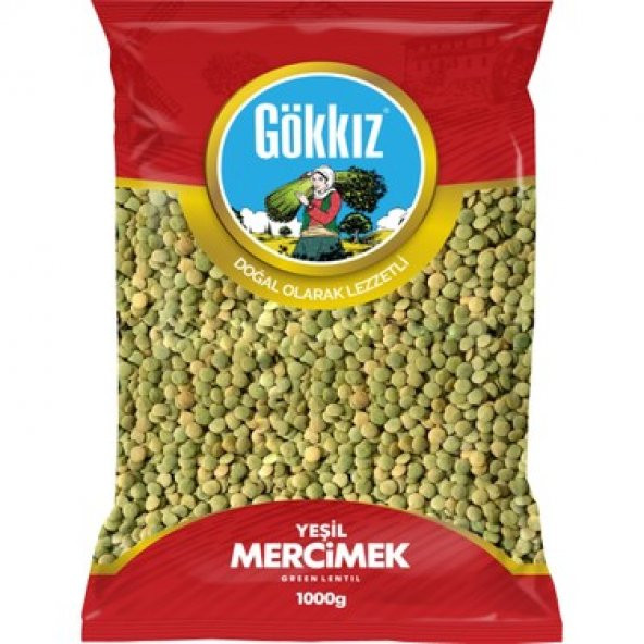 GÖKKIZ YEŞİL MERCİMEK 1000 GR ürün görseli 1
