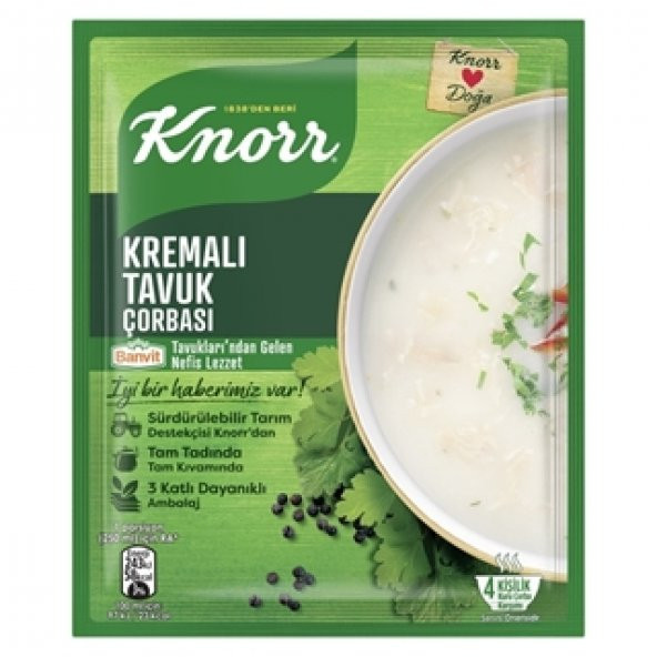 KNORR Kremalı Tavuk Çorbası 65 gr ürün görseli 1