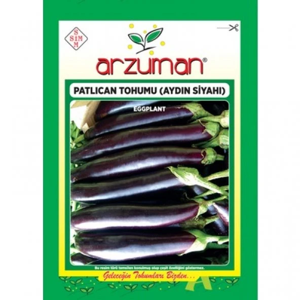 ARZUMAN  PATLICAN AYDIN SİYAHI TOHUMU 10 GR ürün görseli 1