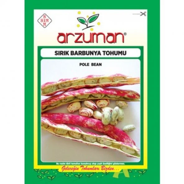 ARZUMAN SIRIK BARBUNYA TOHUMU 50 GR ürün görseli 1