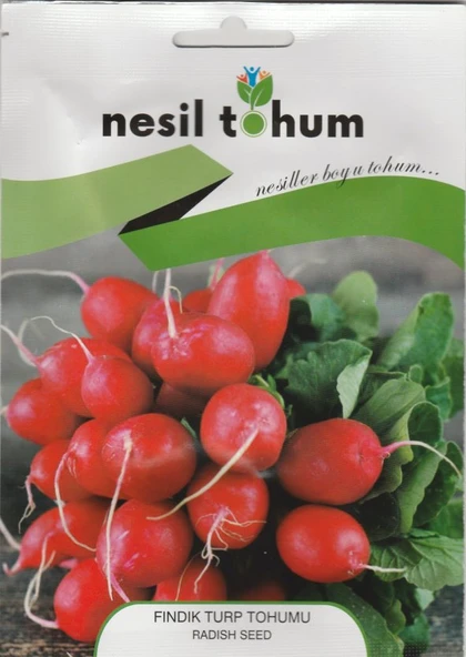 NESİL KIRMIZI FINDIK TURP TOHUMU 10 GRAM ürün görseli 1