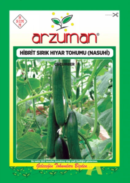 ARZUMAN HİBRİT HIYAR TOHUMU SIRIK NASUHİ F1 - 10 ADET ürün görseli 1