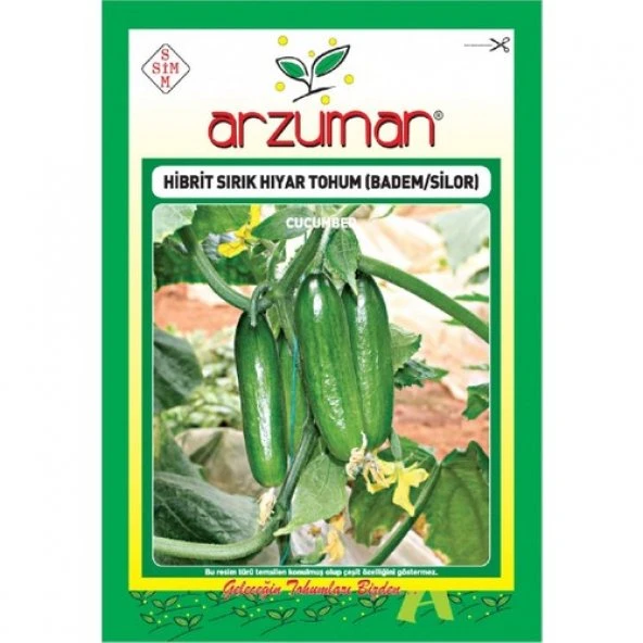 ARZUMAN HİBRİT SİLOR BADEM HIYAR TOHUMU F1 - 10 ADET ürün görseli 1