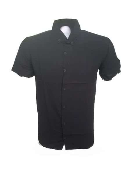 Ronex Erkek Basic Viskon Kısa Kol Gömlek St00990 - Resim 3