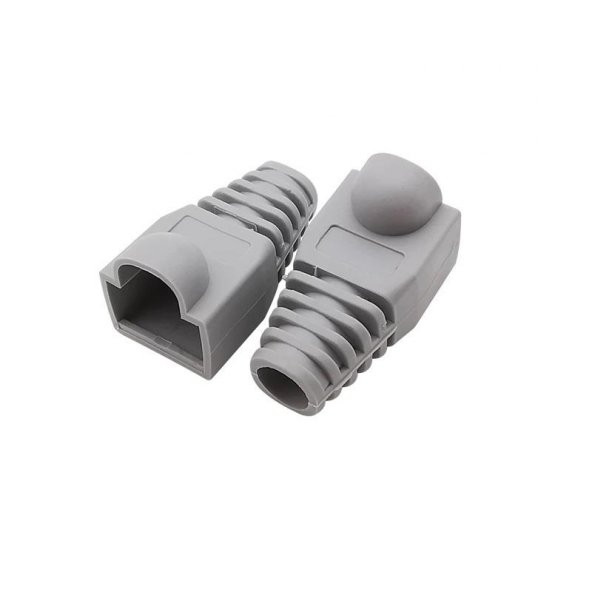 PrimeX PX-CAT6100 Gri Ca5/Cat6 RJ45 Koruma Kılıfı, Cat6 Cover 100 Adet ürün görseli 1