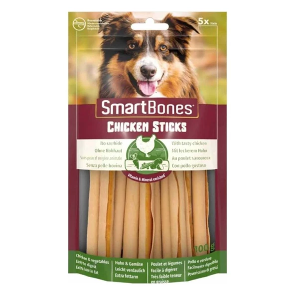 SmartBones Tavuklu Stick Köpek Ödülü 5 Parça 100 g Skt : 11/2027 ürün görseli 1
