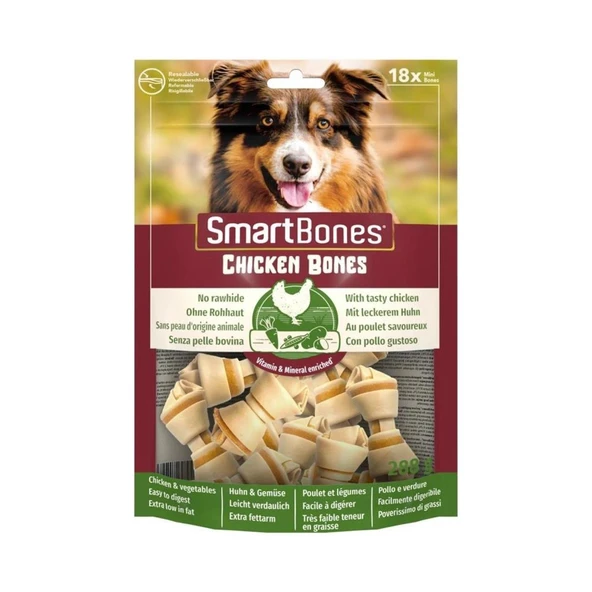 SmartBones Smart Bones Chicken Mini Köpek Ödül  18 Parça 228 Gr  Skt :02/2027 ürün görseli 1
