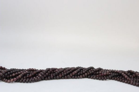 Lal (Granat) (Garnet) Taşı Dizi 3mm ürün görseli 1