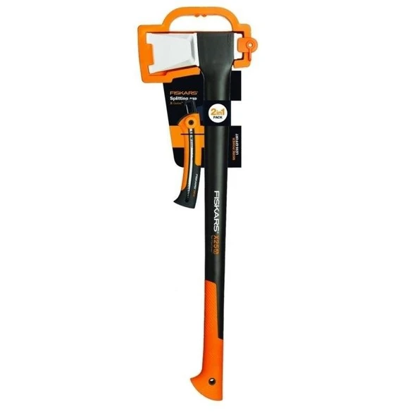 Fiskars Büyük Parçalama Baltası X25 + SW73 Budama Testeresi ürün görseli 1