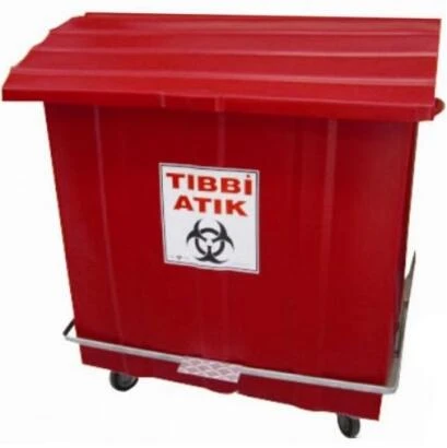 Hastane Tıbbi Atık Arabası ürün görseli 1