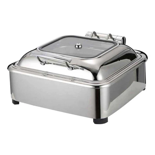 Chafing Dish Hidrolik Kapak 6 L 2/3 Gömme (CDH-6G) ürün görseli 1