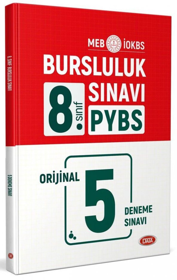 8. Sınıf Bursluluk 5 Deneme Sınavı Data Yayınları ürün görseli 1