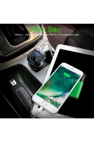 Bluetooth Araç Kiti Transmitter 5.0 Micro - Resim 4